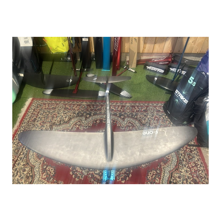 Foil de wing d' occasion F-One Phantom Carbone 1280 complet avec mât aluminium 85cm